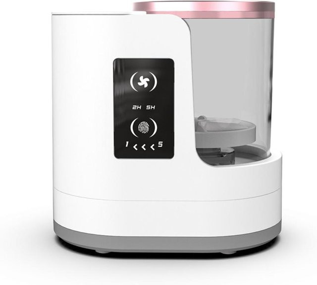 Elektrische Kosmetikpinsel Reinigungsmaschine mit Beauty-Produkten, weiß - Bild 1