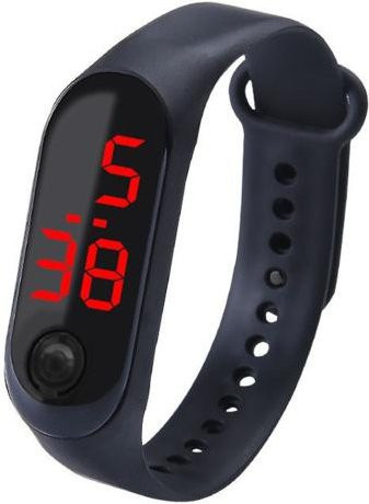 Go Exercise Digitaluhr, Kunststoff, Schwarz, Unisex - Bild 1