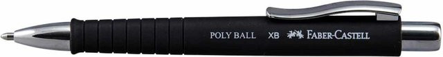Faber Castell Poly Ball Kugelschreiber XB Schwarz - Bild 1
