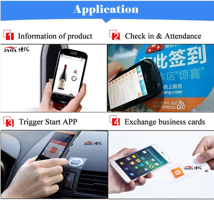 5YOA NFC215 Sticker Tags in Weiß für persönliche Automatisierung 13,56 MHz - Bild 2