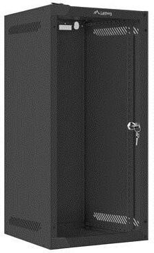 Lanberg WF10-2312-10B Wandmontiertes Rack 12U in Schwarz - Bild 1