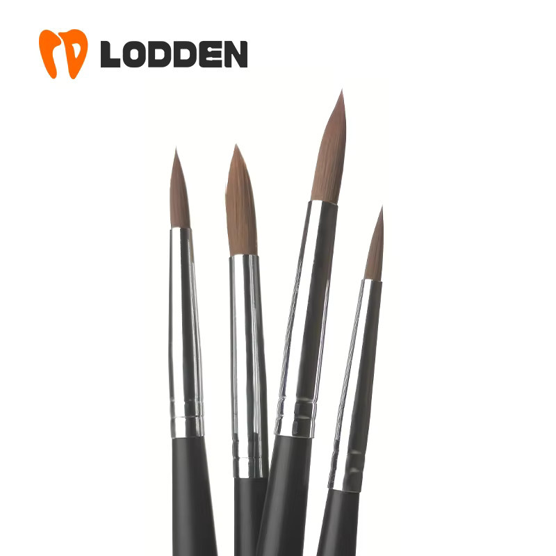 LODDEN Dental Porzellan Stift mit Harz-Pinsel für die Gestaltung von Zähnen und Silikon-Klebstoff-Verbund in Schwarz - Bild 2