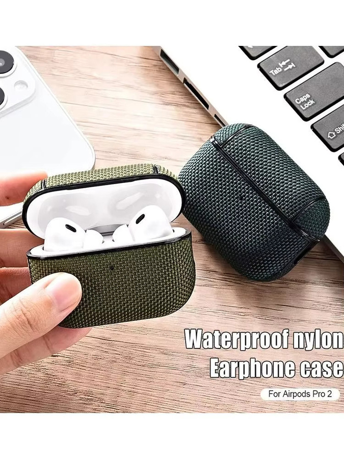 Wasserdichte Nylon-Schutzhülle für Apple AirPods 1, 2, 3 und Pro 1, 2 als drahtlose Kopfhörerabdeckung mit Anti-Fingerprint-Funktion - Bild 5