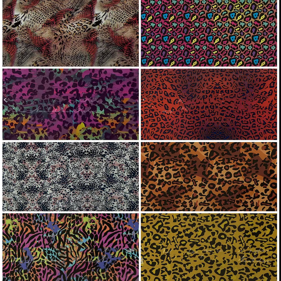 HotPress Nagelfolie Leopardenmuster, 10 Rollen, 4x50 cm - Bild 4