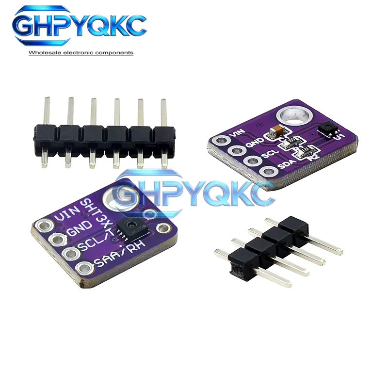 GHPYQKC GY-SHT30-D Digitales Temperatur- und Feuchtigkeitssensor-Modul in Lila - Bild 1