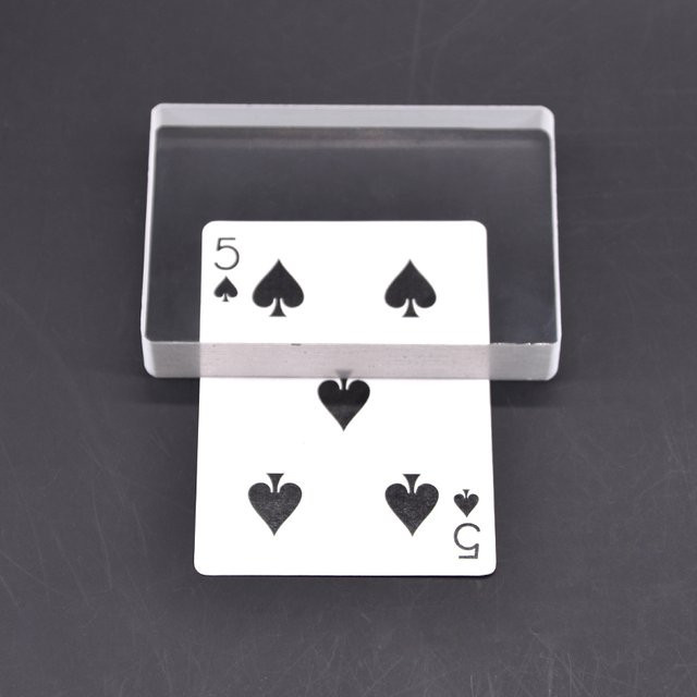 Magic.Factory Omni Deck Glas-Kartendeck, Zaubertricks, Magie, Mentalismus, Illusion, Gimmick, Requisiten - Bild 1