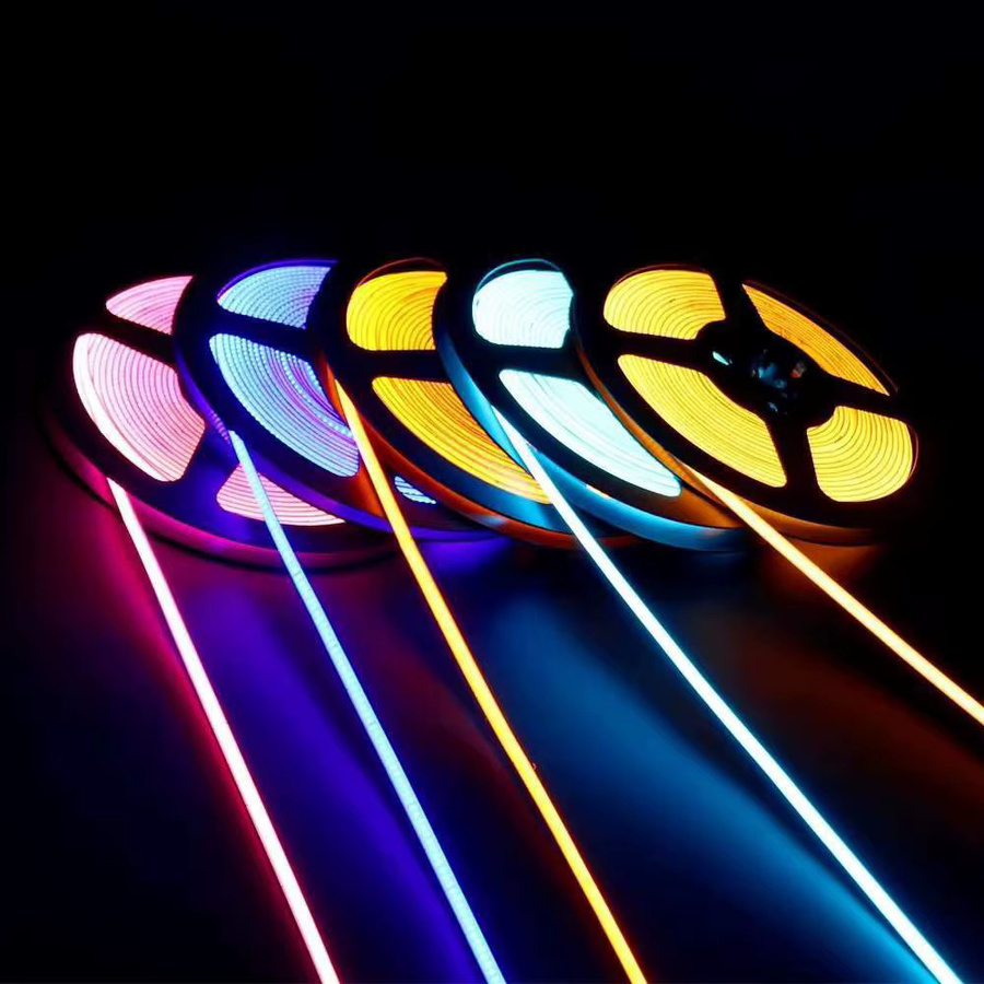 JOYPJLIT COB LED Strip Lights FCOB mit Ra90, 5m Länge, 12V, Farben: Orange, Rot, Grün, Blau, Weiß - Bild 5