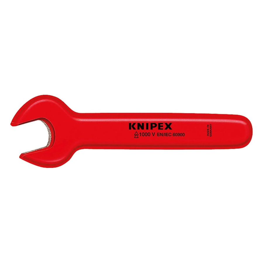 Knipex Einmaulschlüssel aus Chrom-Vanadium in Rot, Schlüsselweite: 8 mm - Bild 2