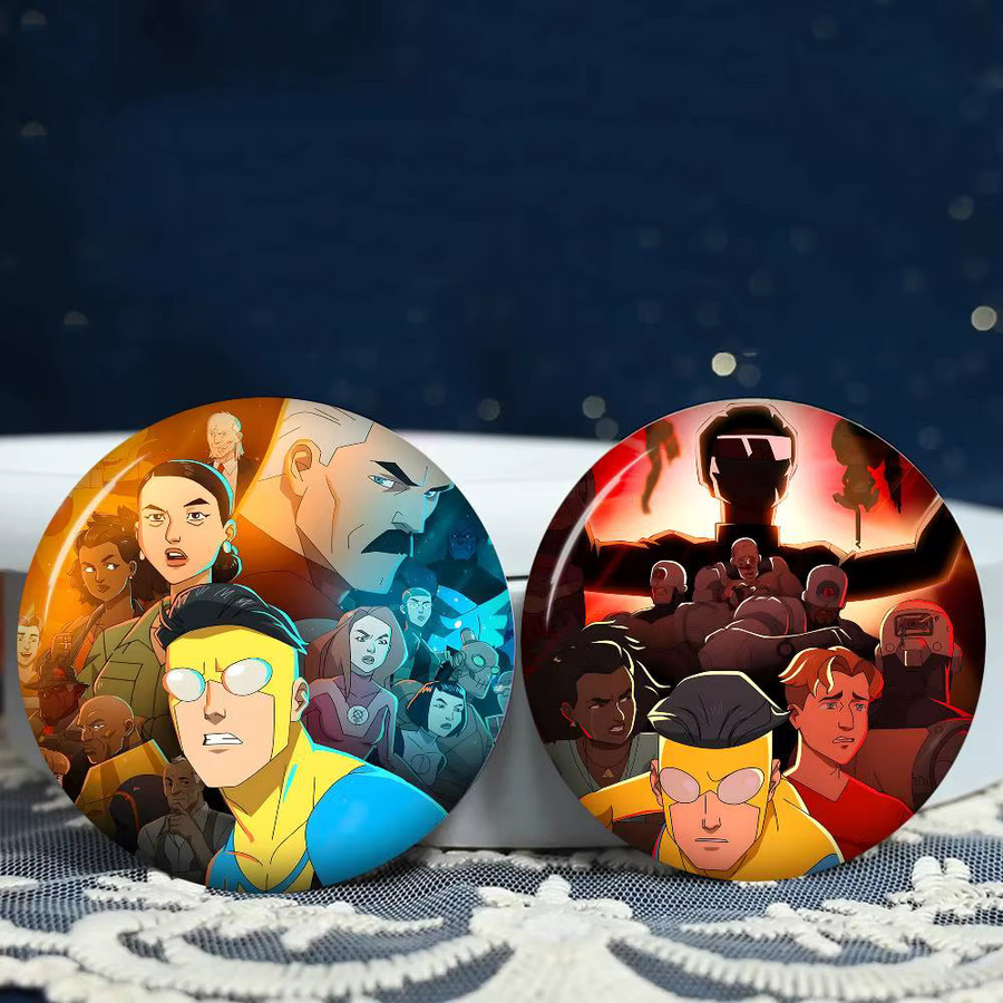 bilibili Brosche, Cartoon-Kreativ-Pins, rund - Bild 5