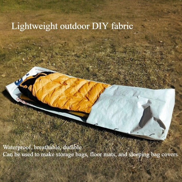 DuPont Tyvek 1056d Stoff: Leichtes und atmungsaktives, wasserdichtes Material für DIY-Aufbewahrungstaschen, Bodenmatten oder Isomatten - Bild 1