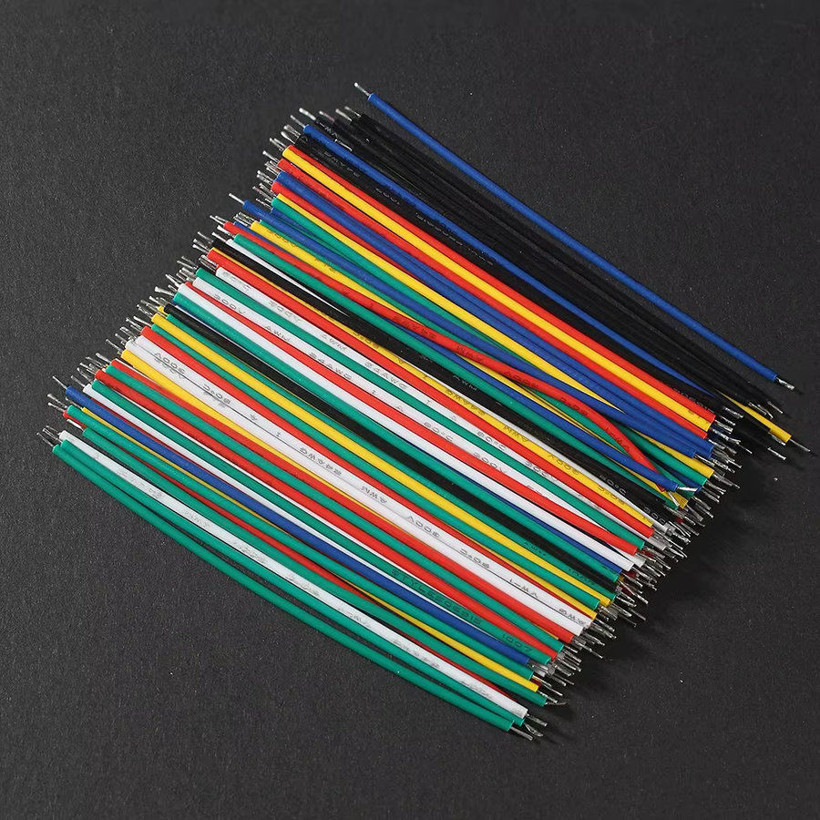 120 Stück 26AEG 24AWG verzinnte Jumper-Draht-Set in 6 Farben für PCB-Breadboard-DIY-Projekte, Länge: 7,8 cm - Bild 3