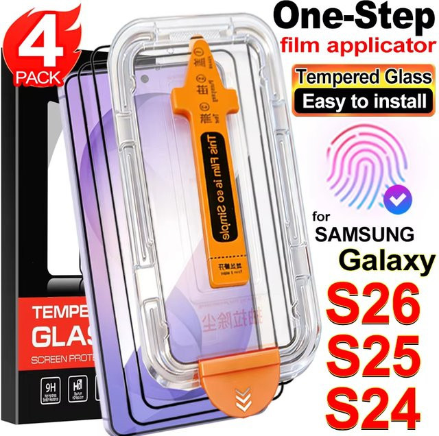 Ultra HD Panzerglas Displayschutzfolie für Samsung Galaxy S26 S25 S24 S23 S22 S21 Ultra FE Plus transparent - Bild 1