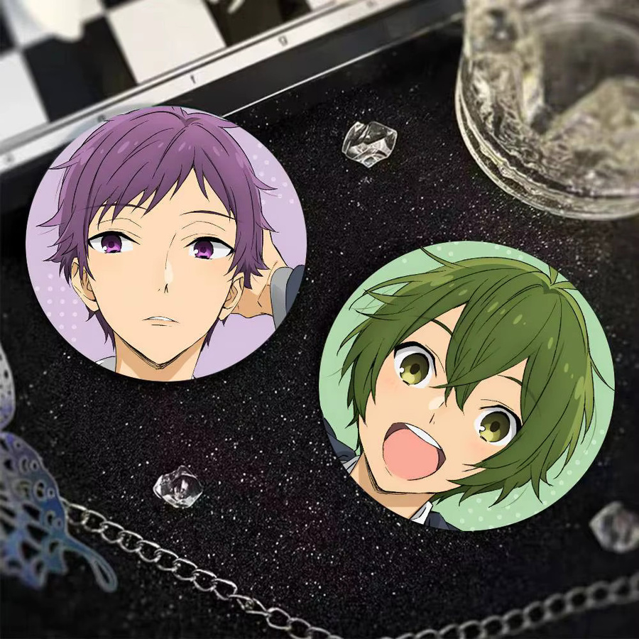 Anime Horimiya Brosche, Runde Anstecknadel - Bild 3