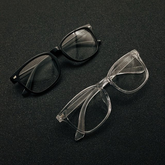 BMAD Korrektionsbrille Unisex, Vollrand, Kunststoff, schwarz, transparent - Bild 1