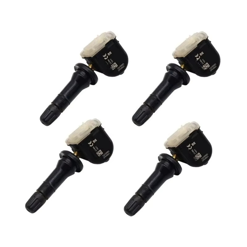 GANGLE Reifendruck Monitor Sensor Set 4er Pack für Buick Encore, Cadillac CT6, SRX, Chevrolet Camaro, Cruze, GMC Acadia, Yukon, 433MHz, Schwarz - Bild 4