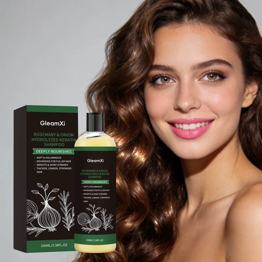 Gleamxi Rosmarin-Zwiebel-Shampoo, Unisex, gegen Schuppen - Bild 3