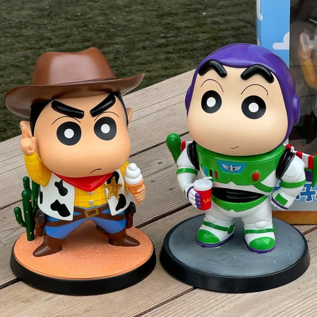 Bandai Disney Woody Buzz Lightyear Actionfigur Statue, Modell - Bild 1