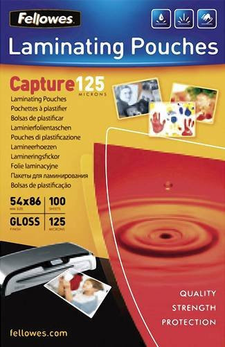 Fellowes Laminierfolien für Kreditkarten, transparent, 100 Stück - Bild 1