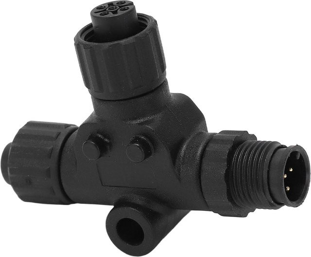Garmin NMEA 2000 T-Anschluss 3-Port 5-polig mit M12-Gewinde IP67 wasserdicht in Schwarz - Bild 1