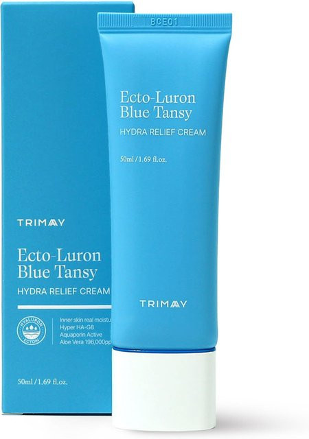Trimay Ecto-Luron Blue Tansy Hydra Relief Gesichtscreme, Hyaluronsäure, Aloe Vera, Trockene Haut - Bild 1