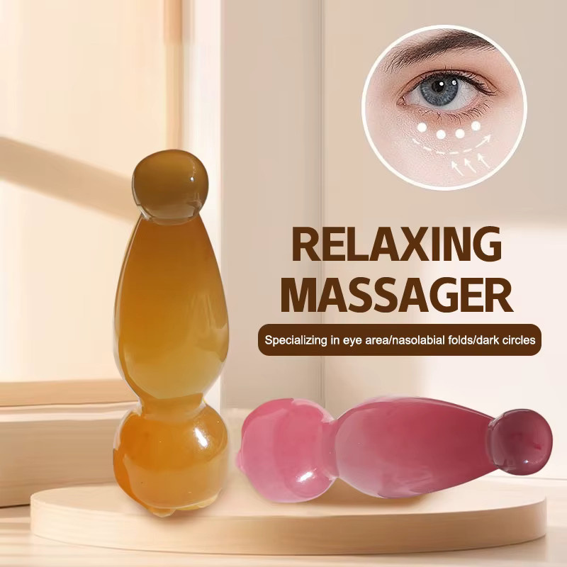 KuZHEN Gua Sha Gesichtsmassagegerät, Lotus Seedpod, Harz, Unisex - Bild 3