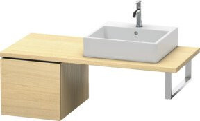 Duravit Unterschrank L-Cube mit Konsole und einem Auszug in Medium Egg, B: 42 cm, T: 54,7 cm, H: 40 cm - Bild 1