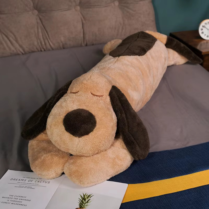 pangcangshu Schlafender Hund, Plüsch Spielzeug, 90cm, Weiß - Bild 2