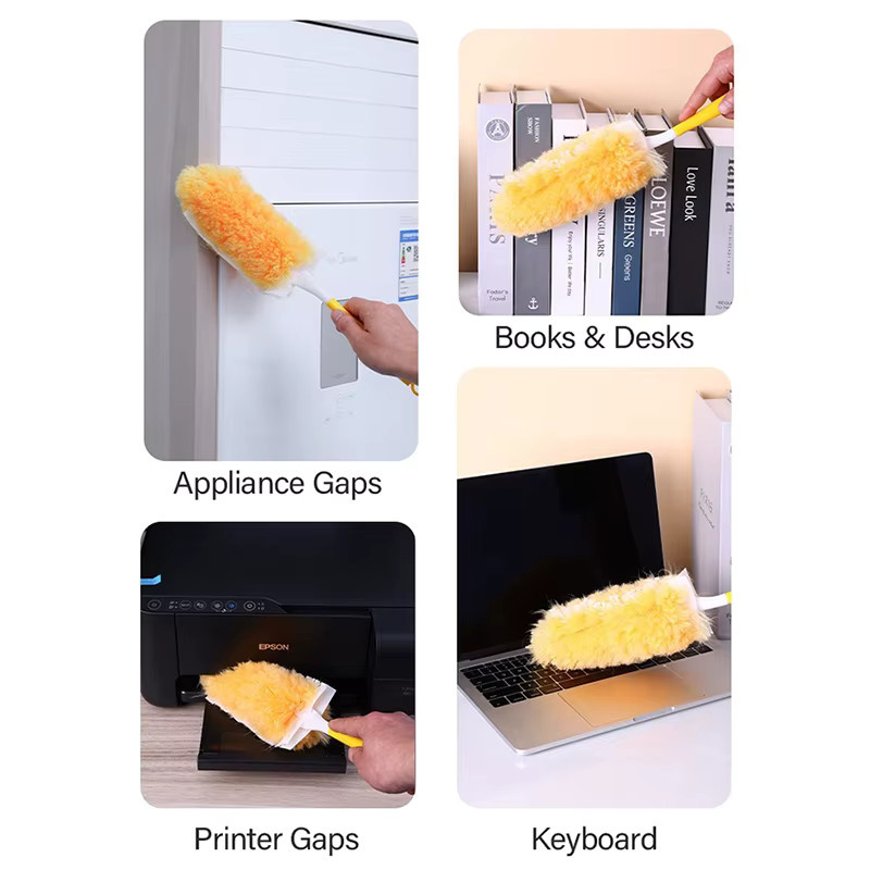 Swiffer Elektrostatischer Einweg-Staubwedel für großformatige Reinigung, doppelseitig 360 Grad, CCD004 - Bild 2