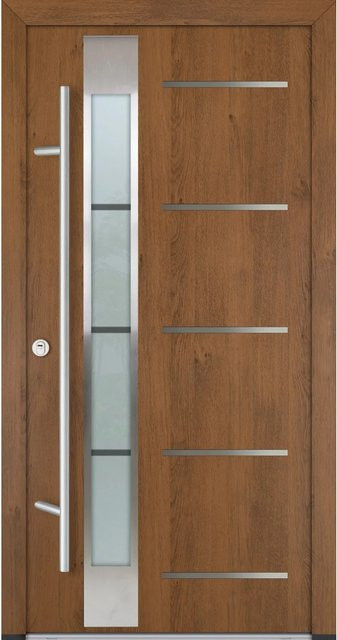 FM Türen AS68 Modell 45 Winchester Innenbeschläge Set Links in Braun mit Stahlbeschlägen B/H: 110 x 210 cm - Bild 1