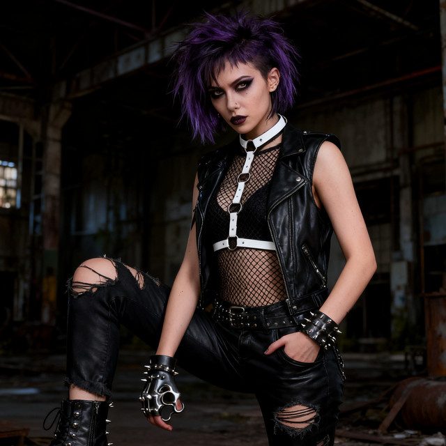 CEA.HARNESS Body Harness Choker Kragen Taillengürtel, Damen, Gothic, Punk - Bild 1