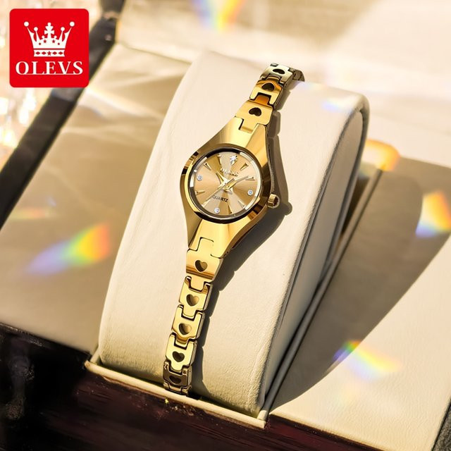 OLEVS Armbanduhr, Quarz, Wolframstahl, Damen - Bild 1