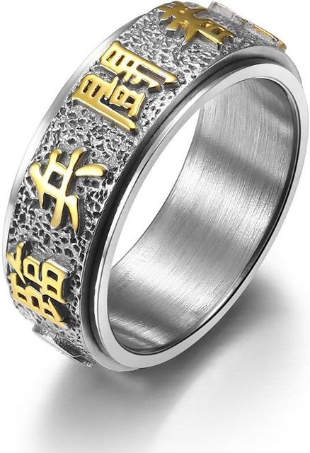 YIRAN Drehring Titanstahl, gray, Unisex - Bild 1