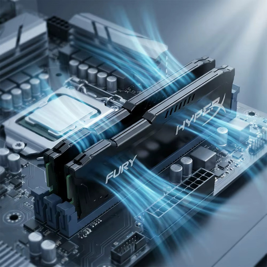 TISHRIC Desktop-Speicher-Kühlkörper für DDR2 DDR3 DDR4 DDR5 RAM aus Aluminiumlegierung mit Wärmeleitpad in Schwarz oder Weiß - Bild 6