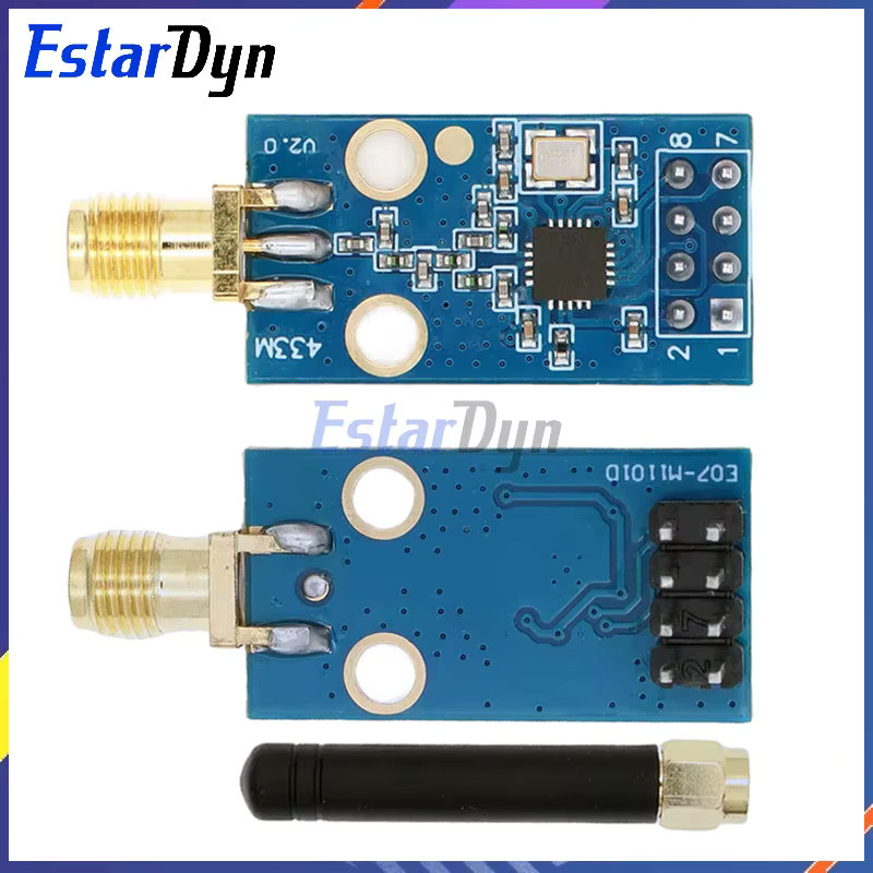 Estardyn CC1101 433MHz Funkmodul mit SMA-Antenne Drahtloses Transceiver-Modul in Blau - Bild 2