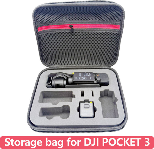 EXSKOF Harte EVA-Tragetasche für DJI Pocket 3 mit Tragegurt und schützender Aufbewahrungsbox - Bild 1