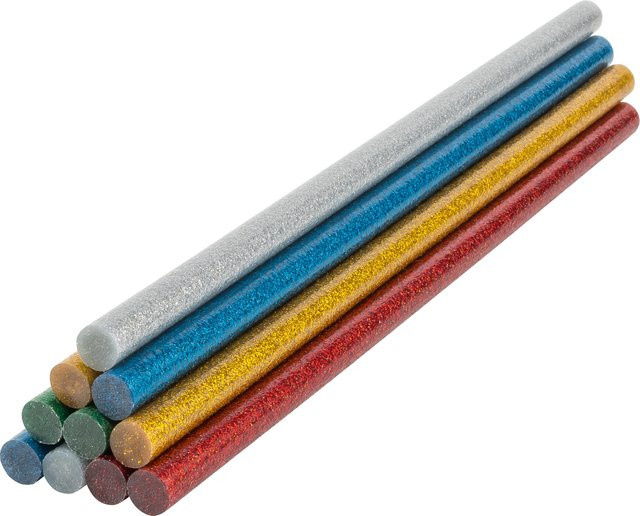 PARKSIDE Niedertemperatur-Klebestifte Glitzer Multicolor 10-teilig - Bild 1