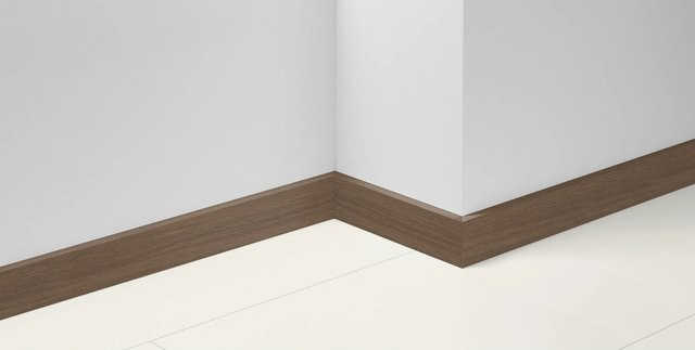 Parador Dekor-Sockelleiste SL 18 D147 Eiche Braun mit Kabelkanal, B/H/T: 220 x 7 x 1,6 cm - Bild 1