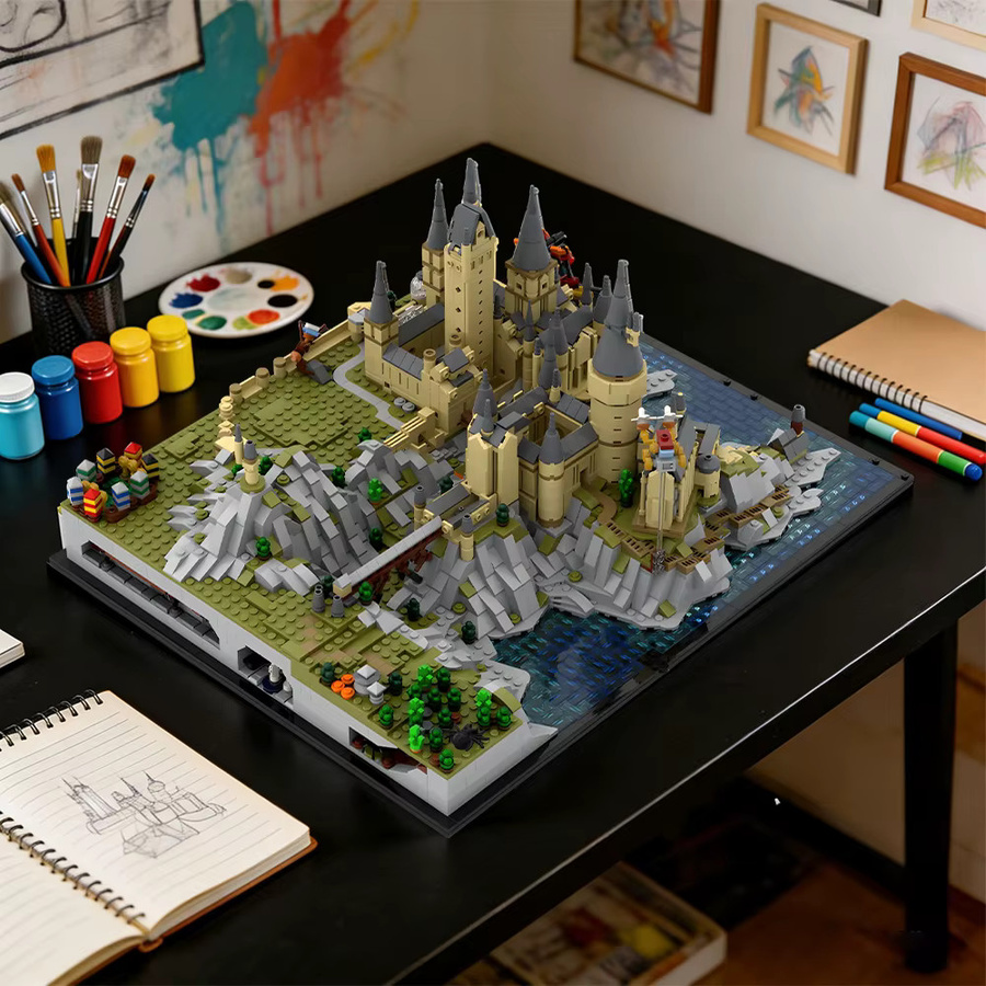 Gobricks Zauberer-Schloss, Bausteine Modell, Erweiterung - Bild 3