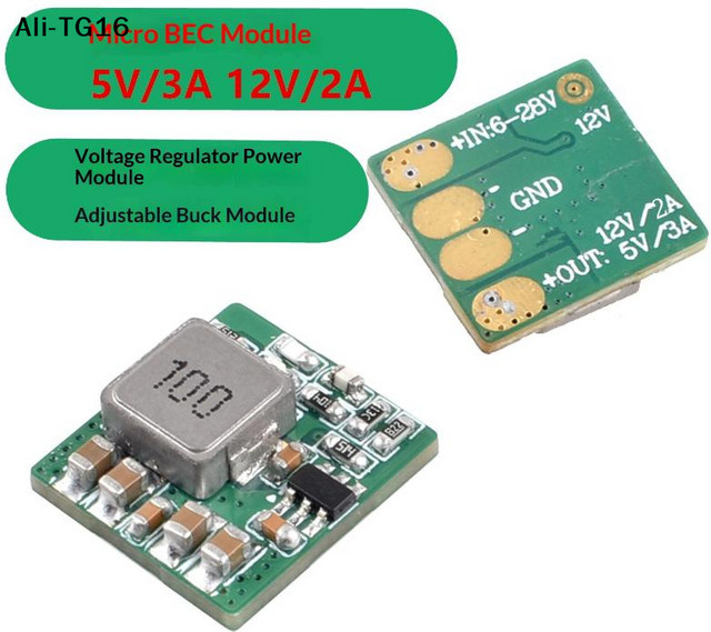 AYA Micro 6V-28V BEC für RC Multirotor Flugzeug FPV Freestyle Drohnen DIY Teile, 1 Stück - Bild 1