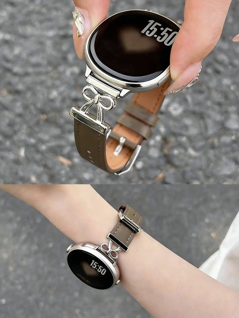 iwujiao Uhrenarmband Leder, Metall-Schleifenarmband - Bild 1