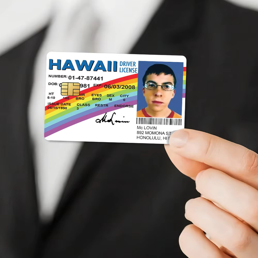 Potdemiel Mclovin Aufkleber für Bankkarten und Buspässe, wasserfeste Dekoration, 4 Stück, Mehrfarbig - Bild 4
