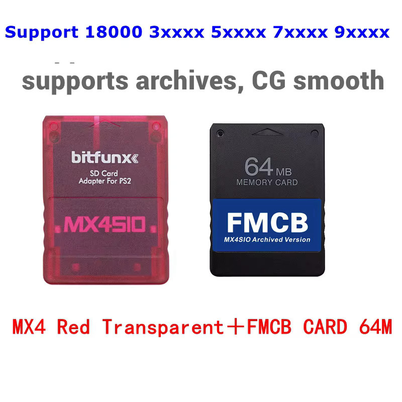 Pokorny PS2 MX4SIO SIO2SD Adapter für PS2 FAT und Slim Konsolen inklusive FMCB-Memory-Card und SD-Karte - Bild 2