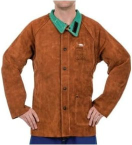 Weldas Schweißerschutz-Jacke STEERSOtuff in Braun, Größe M, aus 100% Baumwolle - Bild 1