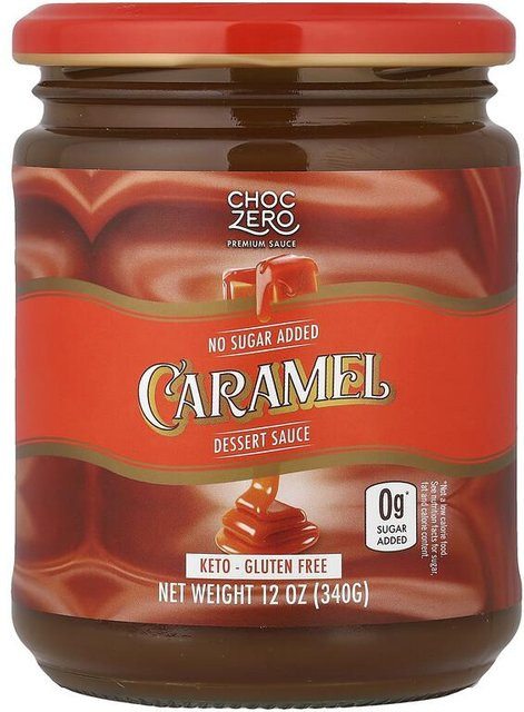 ChocZero Dessertsauce Karamell 340 g - Bild 1