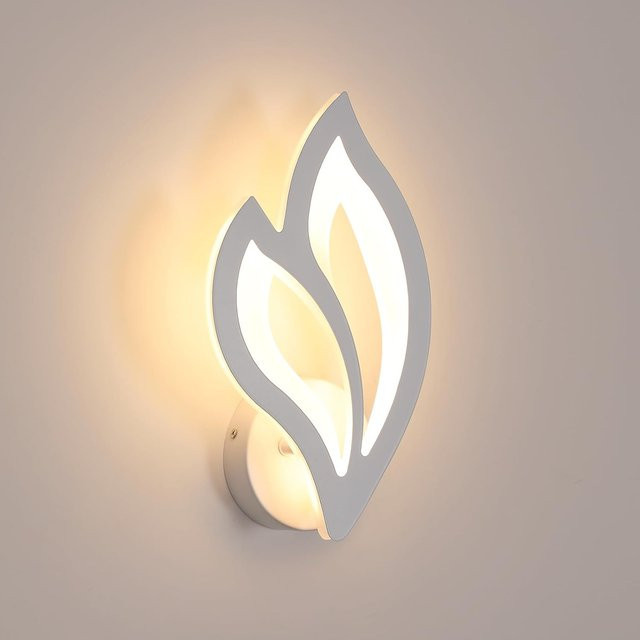 Moderne LED-Wandleuchte in Weiß mit Up-Down-Lichtfunktion für Wohnzimmer, Schlafzimmer, Flur und Treppenaufgänge - Bild 1