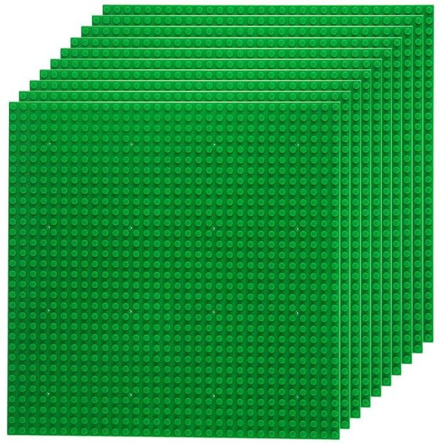 Yiran toy Bausteine Grundplatten 10-teiliges Set grün - Bild 1