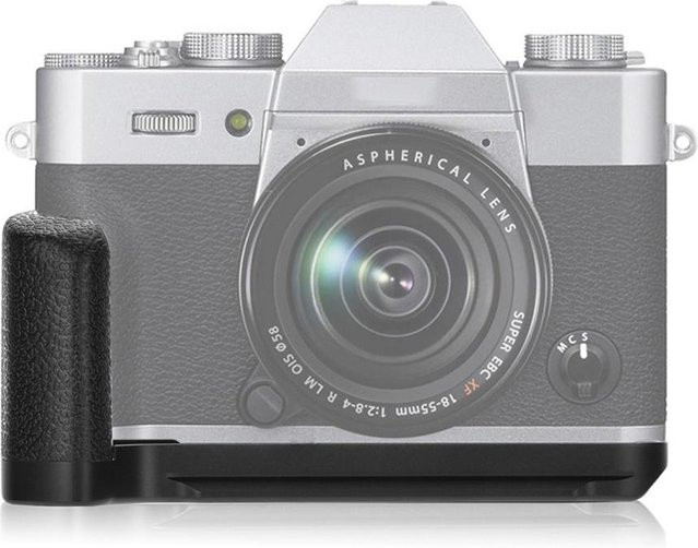 Meike MK XT20G L-Form Kamera-Halterung aus Metall mit Anti-Shake Grip für Fujifilm X-T10 und X-T20 in Grau - Bild 1