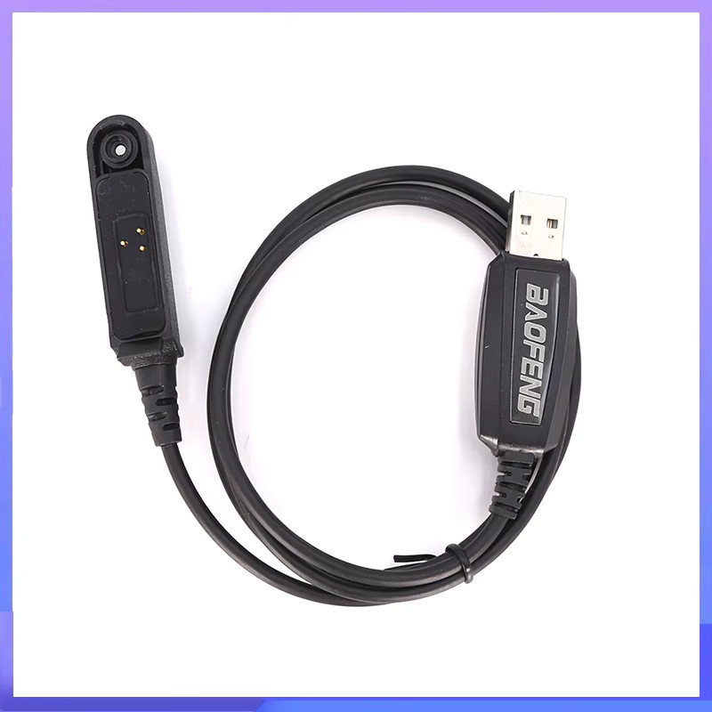 Boafeng USB-Programmierkabel für UV-9R PRO V2 und UV68 Pro Max V2 Walkie Talkie in Schwarz mit USB-C Anschluss - Bild 2