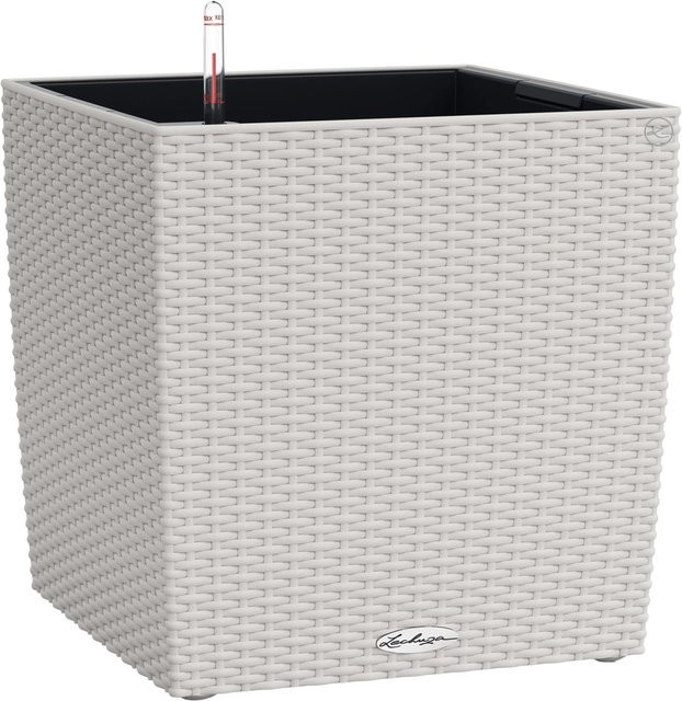 Lechuza Pflanzkübel Cube in Grau B/T/H: 30 x 30 x 30 cm - Bild 1