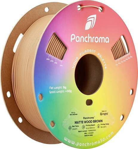 Polymaker Panchroma Matte PLA Filament 1.75mm 1000g Wood Brown - Bild 1